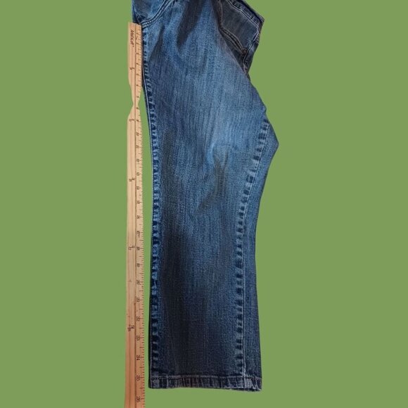Lucky Brand 221 Straight Mens  Blue Denim Jeans Mid-Rise 40x30 - Picture 2 of 13